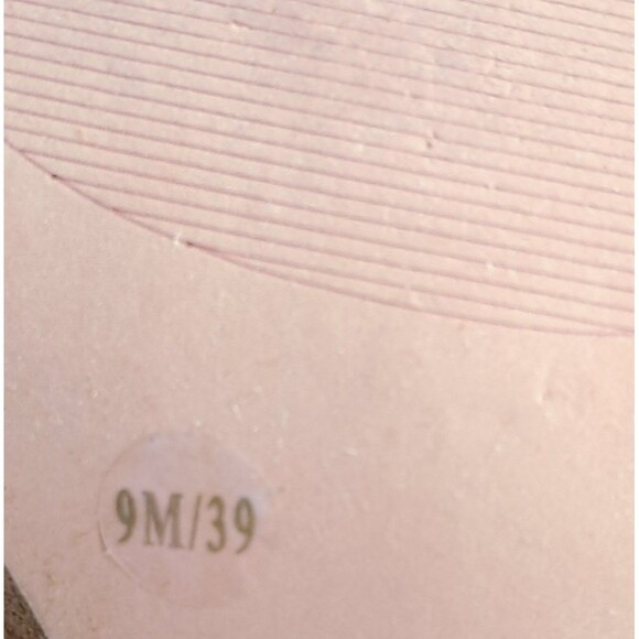 Vince Camuto Vella Color Block Suede Slide Mule Cork Heel Slip On Size 9 - Picture 11 of 12